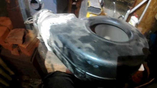 Печка для гаража на отработанном масле. смотреть онлайн