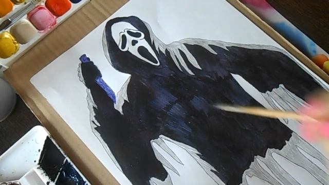 ?Ghostface scream поэтапное рисование смотреть онлайн