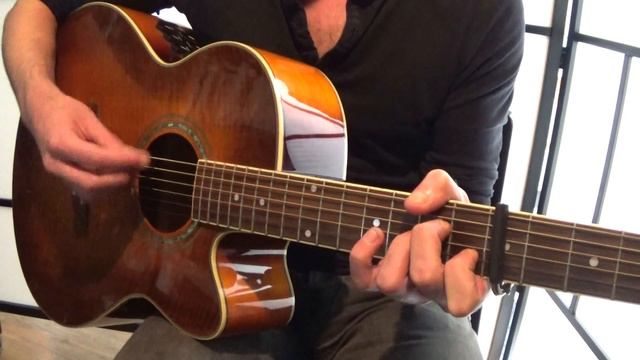 La Seine (M et Vanessa Paradis) - Tutoriel guitare avec accords et partition en description (Chords смотреть онлайн