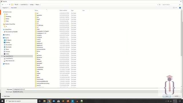 Downloading and installing the Codeigniter 4 | Configure Codeigniter 4 | setup Codeigniter 4 | ci4 смотреть онлайн