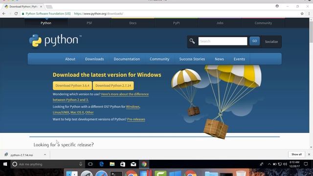 Setup Python on Windows 10 смотреть онлайн