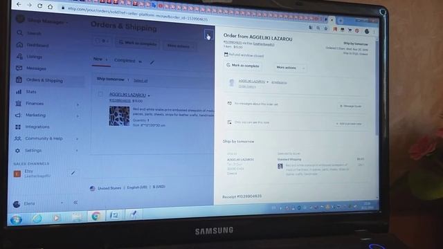 Etsy. Пишем адрес правильно. Отправка в Грецию смотреть онлайн