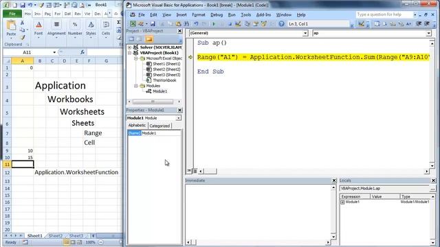 Using all of Excel's Functions with Application.WorksheetFunction смотреть онлайн