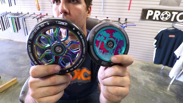 TANNER FOX SIG WHEELS VS ENVY SCOOTER LAMBO WHEELS смотреть онлайн