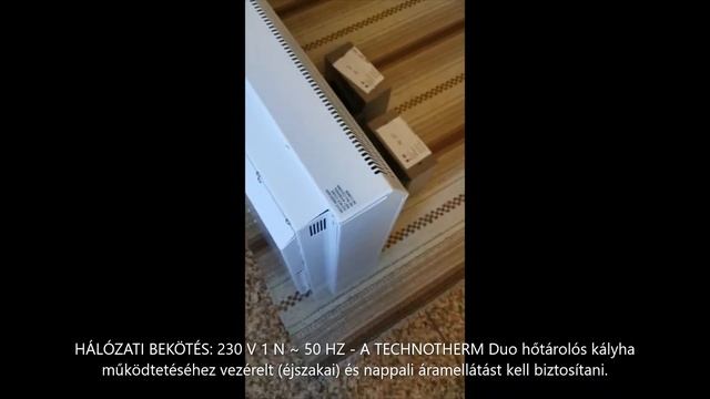 TECHNOTHERM TTB Duo prémium elektromos hőtárolós kályha смотреть онлайн