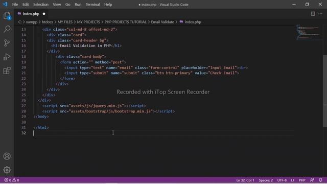 Email Validation in PHP Free Source code and Tutorial смотреть онлайн