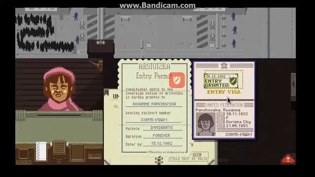 Paper Please Progress Day 8 смотреть онлайн