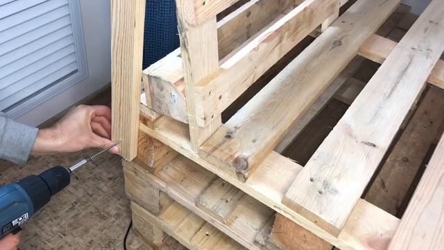 Мебель из Поддонов - Диван из Палет смотреть онлайн