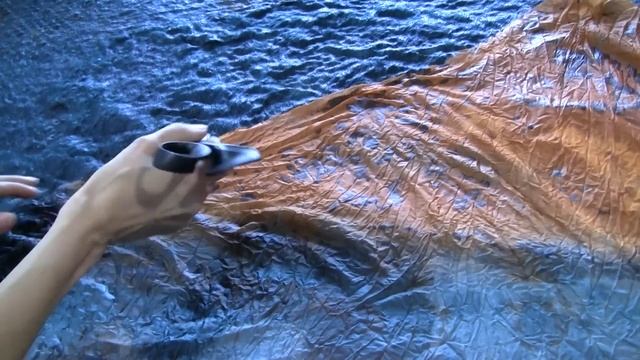 Валяный шарф с элементами шелка (версия для ЯМ) смотреть онлайн