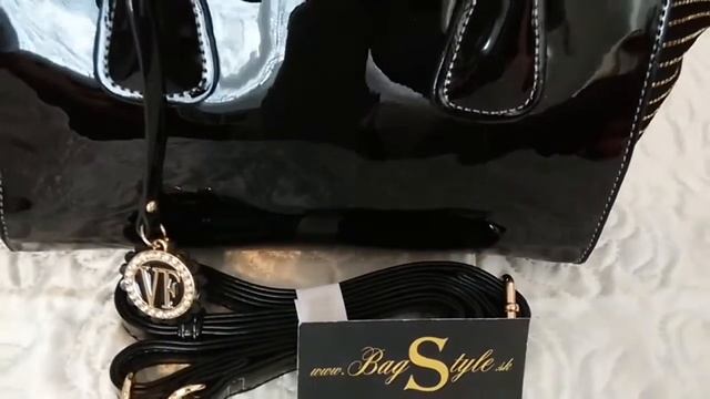 www.BagStyle.sk Kabelka Velina Fabbiano čierna 55381 смотреть онлайн
