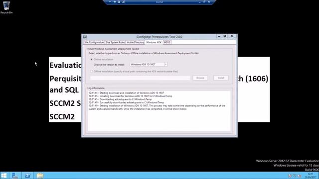 Configure SQL and use configmgr prerequisites tool for SCCM 2012 R2 21 May 2017 смотреть онлайн