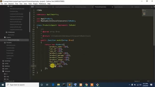 25.laravel bangla full course inventory project (Import and export) смотреть онлайн