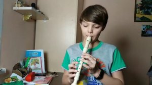 "Зелёные рукава" на флейте.