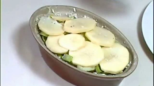 картофельно-луковая запеканка