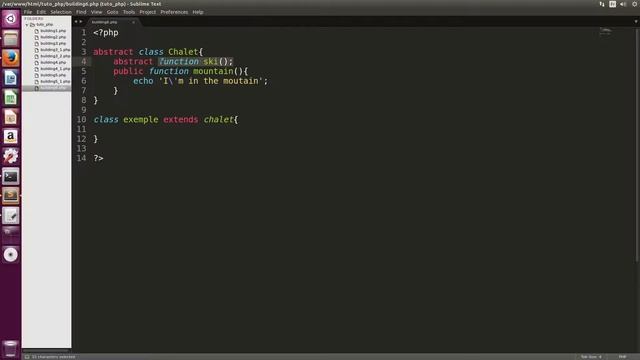 Php orienté objet : Classe abstraite смотреть онлайн
