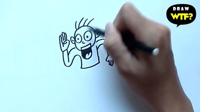 Very Easy! How to turn word RUN into Cartoon? Let's draw with Draw WTF смотреть онлайн