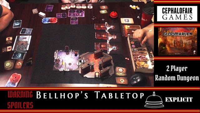 Raid on the Fortified Library - Gloomhaven Actual Play of a 2-Player Random Dungeon смотреть онлайн