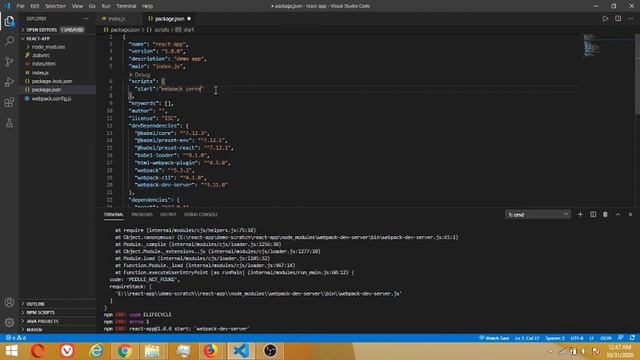 Error: Cannot find module 'webpack-cli/bin/config-yargs' | Solved!!! смотреть онлайн