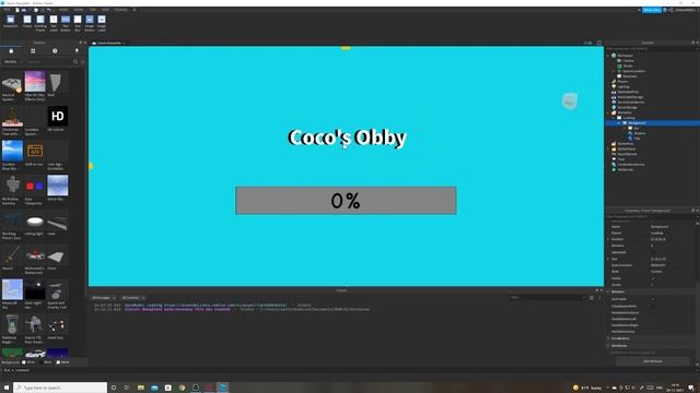 Making a loading screen and a skip button in Roblox studio! | Make a game | Ep-1 смотреть онлайн