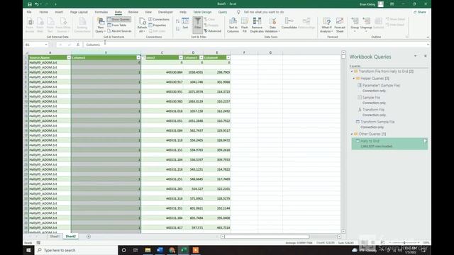 How to move multiple .txt data files into a single Excel spreadsheet смотреть онлайн