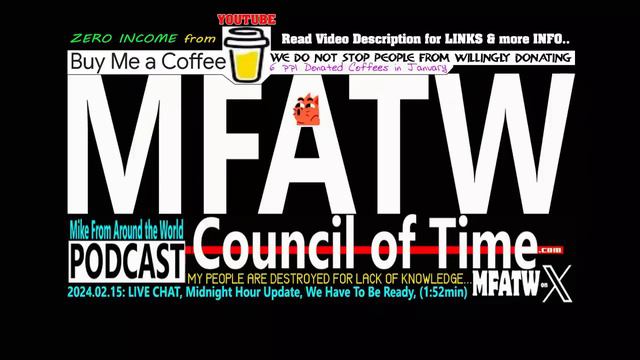 2024.02.15: LIVE CHAT, Midnight Hour Update, We Have To Be Ready, (1:52min) смотреть онлайн