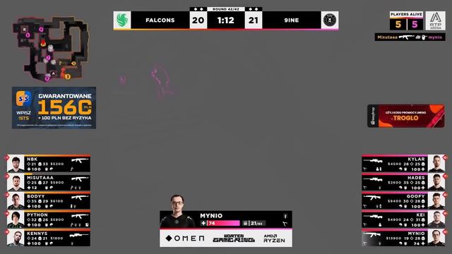 9INE vs Falcons | OMEN WGR Challenge 2023 смотреть онлайн