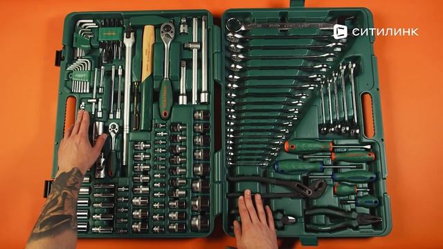 Обзор набора инструментов Jonnesway S04H524127S | Ситилинк смотреть онлайн