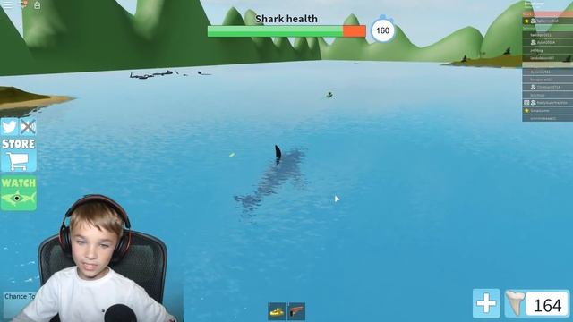 STEALTH BOAT VS SHARK in ROBLOX SHARKBITE (New Update Invisible Ship) смотреть онлайн