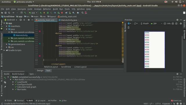 ScrollView | How to add Scrolling in android | HorizontalscrollView смотреть онлайн