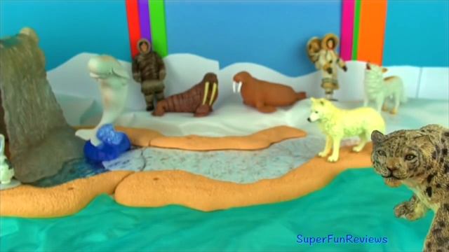 9 Arctic Animals Surprise Toys 3D Puzzles - Orca & Orca Calf Arctic Wolves Beluga Walrus