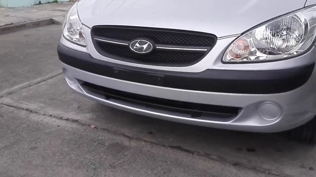 Hyundai getz, Bomper restaurado смотреть онлайн