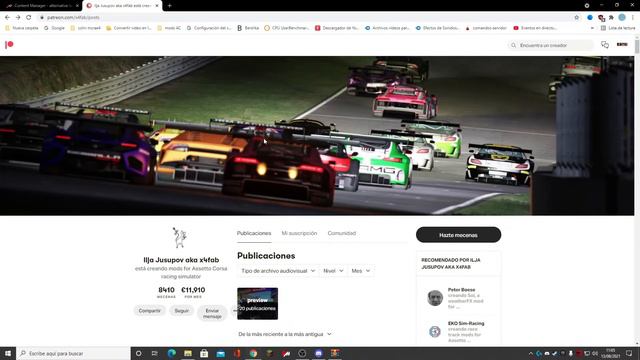 Como PONER LLUVIA en Assetto corsa смотреть онлайн