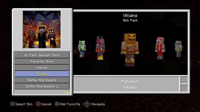 Villains Skin Pack! - Minecraft PS4 Gameplay смотреть онлайн