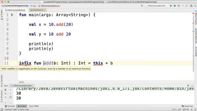 What is Kotlin Infix Function | Kotlin Infix Function | TO UNTIL DOWNTO | Code Demo | InterviewDOT смотреть онлайн