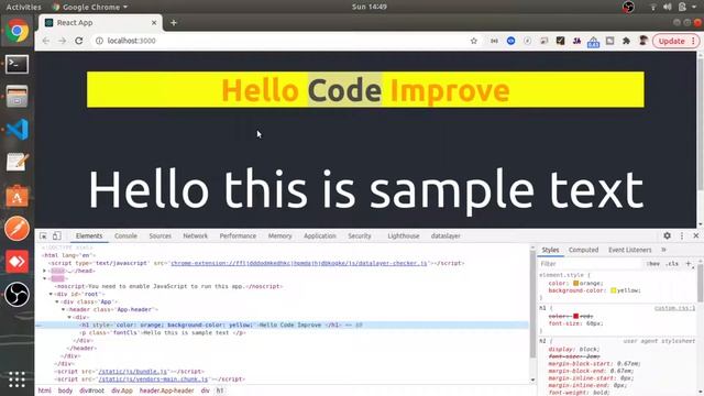 Add Style & CSS | Part #13 | React js in Hindi tutorial смотреть онлайн