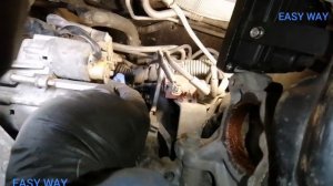 REPLACE STARTER MOTOR PEUGEOT 307 SW. CHANGER LE DEMARREUR PEUGEOT 307. مارش. سلف بيجو ٣٠٧