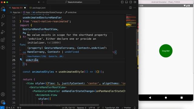 React Native Animation Part 3 (Dragging the container) смотреть онлайн