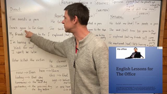 Reported Speech and the Sequence of Tenses смотреть онлайн