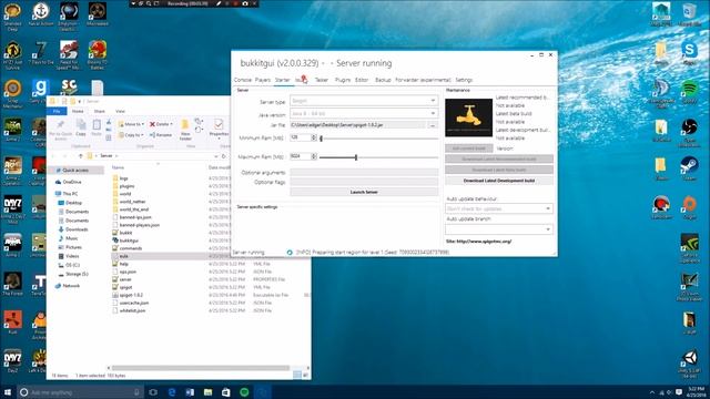 How to make a Minecraft server 1.9/1.9.4 Bukkit/Spigot EASY!!!!!! смотреть онлайн