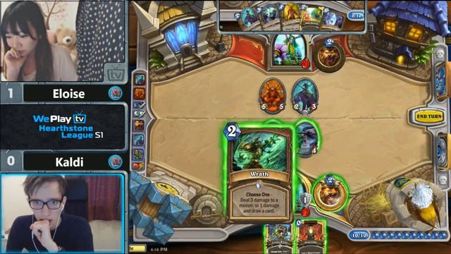 Weplay Hearthstone League Day #8 Kaldi vs Eloise [ENG] смотреть онлайн