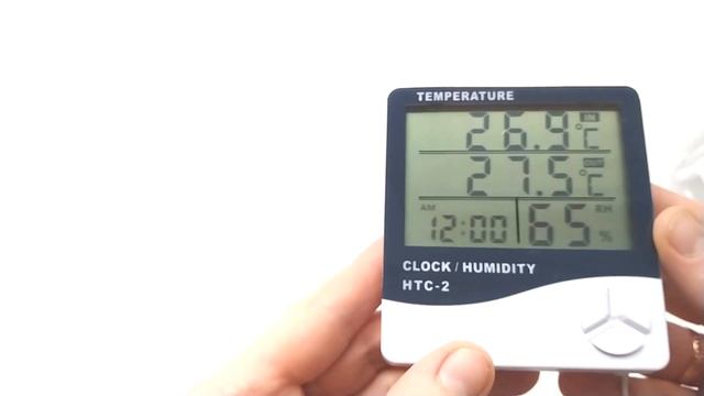 Термометр Гигрометр с выносным датчиком Измерение влажности Дата Время Будильник товар с Алиэкспрес смотреть онлайн