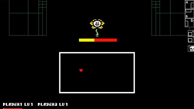 Let's Play Undertale Simulator : Flowey and Asriel Battle - 2 vs 1 смотреть онлайн