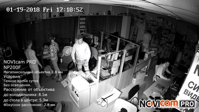 NOVIcam PRO NP200F день и ночь смотреть онлайн