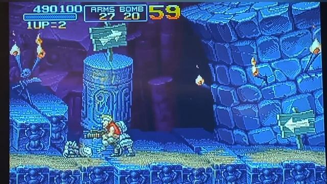 Playing Metal Slug 2 Neo-Geo Gameplay (Mission 2) смотреть онлайн