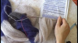 Кардиган из мохера спицами подробный МК, часть 2