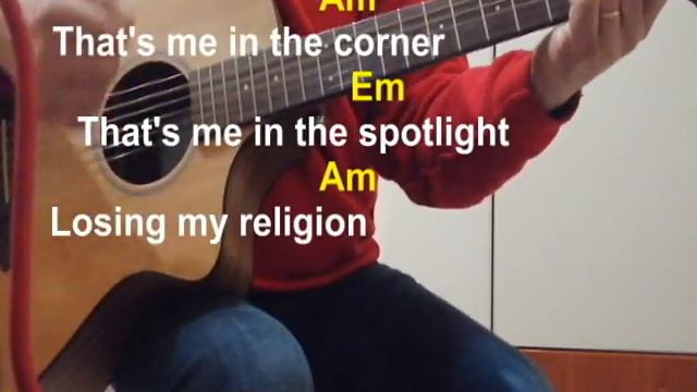 Schitarrate 16 LOSING MY RELIGION R E M Cover guitar смотреть онлайн