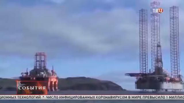 ТВЦ, Мировые цены на нефть сегодня утром выросли более чем на 4% смотреть онлайн