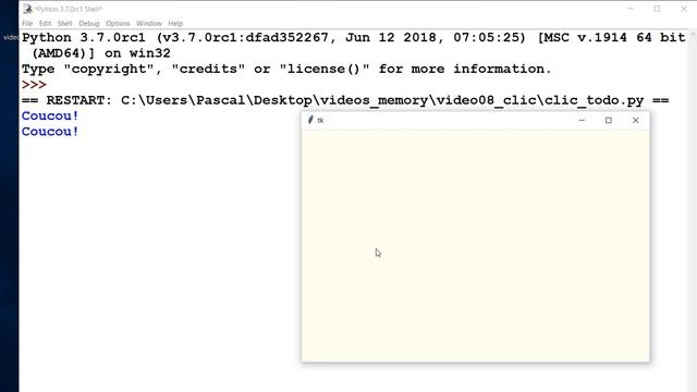 8. La souris avec Tkinter смотреть онлайн