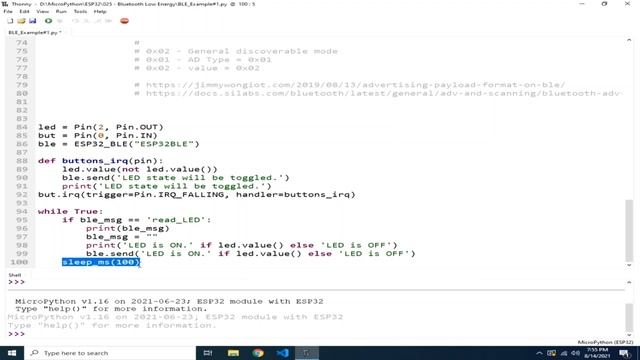 025 - ESP32 MicroPython: Bluetooth Low Energy | BLE смотреть онлайн