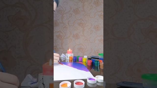 Рисунок акварелью "Мой космос" !!! смотреть онлайн